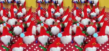 Zdjęcie figurek Mikołaja